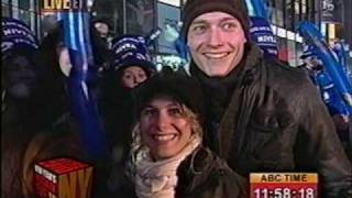 2010 ball drop New Years Rockin Eve coverage on ABC [upl. by Aseen126]