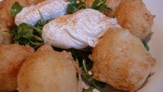 Cooking smoked haddock beignets [upl. by Honor149]