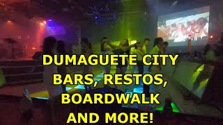 Dumaguete City Bars Restobars Boardwalk Plaza and More [upl. by Napas]