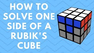 How to Solve a Rubiks Cube Part 2 The White Side EASIEST TUTORIAL [upl. by Ariajaj705]