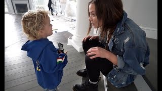 Mini Jake Paul asks Erika Costell OUT ON A DATE [upl. by Garey265]