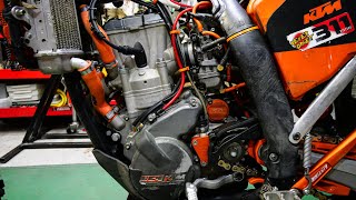 KTM 250EXC F Carburetor Settings [upl. by Celka628]