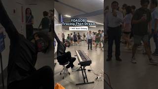 YOASOBI Tracing that dream 📍MRT Bukit Bintang 🚇 piano busking [upl. by Adnilav]