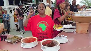 Best Tropical Buffet at African Ancestral Wall in NingoPrampram  Ghana July 2024Journey [upl. by Rehoptsirhc]