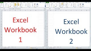 How to open and view 2 Excel workbooks at the same time [upl. by Derry]