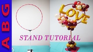 DIY Organic Balloon STAND tutorial for arches centerpieces and photo booth opportunities [upl. by Okiam]