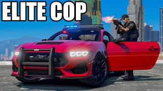 Typical Elite Cop In GTA 5 RP [upl. by Leksehc]