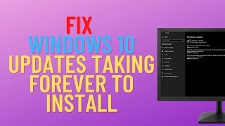 How to Fix Windows 10 Updates Taking Forever to Install [upl. by Asiled]