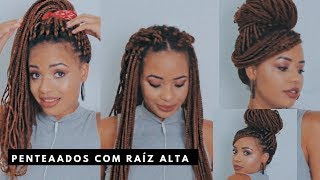 PENTEADOS ELEGANTES COM TRANÇAS BOX BRAIDS [upl. by Cynthie66]