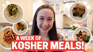 A WEEK OF KOSHER MEALS Budget Friendly Family Meals with Kosher Food Cooking amp Recipes [upl. by Akel645]