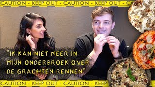 MARTIN GARRIX mega pizza MUKBANG  Anna Nooshin [upl. by Enael]