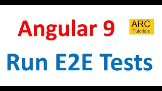 Angular 9 Tutorial For Beginners 70 Angular E2E Testing [upl. by Assenad46]