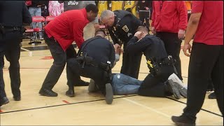 HUGE Fight Breaks Out At SHAKER VS BRUSH Basketball Game  Backup Was Needed Halftime Gets Crazy [upl. by Shira706]