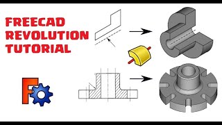 FreeCad Revolution Tutorial [upl. by Nivat45]