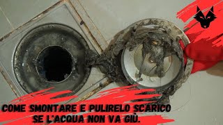 Come smontare e pulire lo scarico della doccia [upl. by Alyos789]