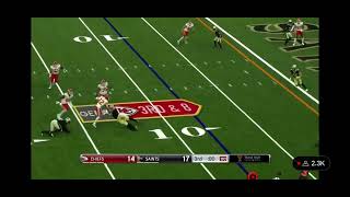 Shane Buechele Makes defenders miss for a TD vs Saints [upl. by Ellek]