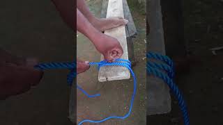 🥇 How to Tie the Scaffold Hitch  Most Useful Rope Knots  Rope Knitting  Rope knot tricks shorts [upl. by Mohammed270]