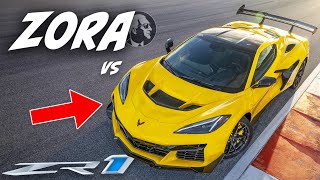 2025 CORVETTE ZR1 VS CORVETTE ZORA Horsepower upgrades and more [upl. by Hinze827]