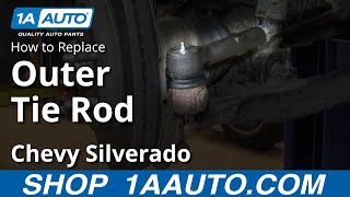 How To Replace Outer Tie Rods 0713 Chevy Silverado [upl. by Ringe836]