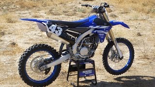 First Ride 2018 Yamaha YZ250F  Motocross Action Magazine [upl. by Hermes]