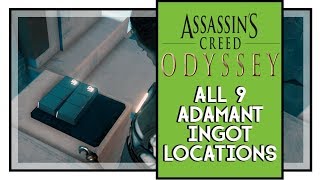 Assassins Creed Odyssey All Adamant Ingot Locations The Fate of Atlantis [upl. by Thordis]