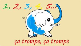 Un éléphant ça trompe énormément 🐘comptine [upl. by Knighton]