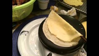 Making Manicotti Crepes [upl. by Gerge]