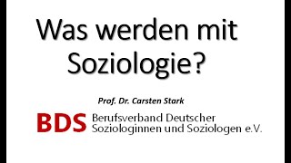 Was werden mit Soziologie [upl. by Marcel]