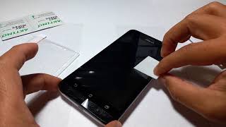 Como poner un protector de Cristal al movil  Tempered glass screen protector installation [upl. by Johannessen]