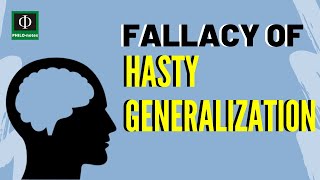 Hasty Generalization [upl. by Bonnes]