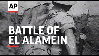 Battle of El Alamein  1942  Movietone Moment  23 October 2020 [upl. by Eneluqcaj831]