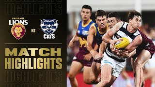 Brisbane v Geelong Highlights  Second Preliminary Final 2020  AFL [upl. by Ynamreg]