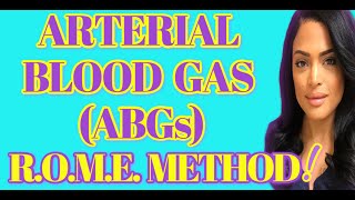 ABGs Arterial Blood Gas Interpretation with ROME Method for Nursing Students [upl. by Tirma343]