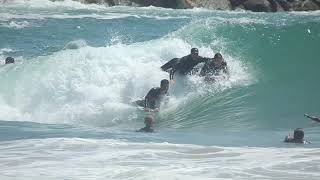 Skimboarders vs Bodyboarders [upl. by Aschim9]