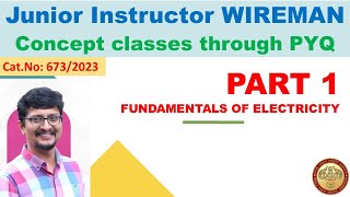 Junior Instructor Wireman PART 1  Concept Classes through PYQ  INDUSTRIAL TRAINING  SIBIN K [upl. by Netsrejk]