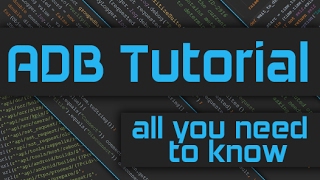 ADB Tutorial How to use ADB [upl. by Barram]