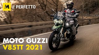 Moto Guzzi V85TT Centenario TEST vi raccontiamo come va la versione euro 5  2021 [upl. by Solokin]