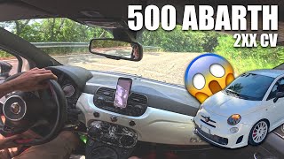 DA PASSEGGERO SU 500 ABARTH PREPARATA [upl. by Attenhoj571]