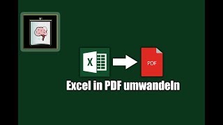 Excel in PDF umwandeln  So Gehts [upl. by Gold]