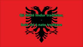 Inno nazionale dell Albania albaneseitaliano  Anthem of Albania [upl. by Eemiaj139]