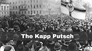 13th March 1920 Start of the Kapp Putsch in Berlin [upl. by Heathcote543]