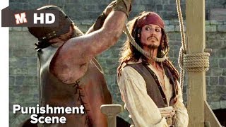 Pirates of Caribbean Hindi The Course of Black Perl Jack Sparrow Escape Scene [upl. by Ycam288]