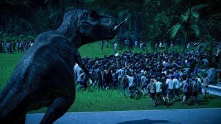 TREX NIGHT ESCAPE  Jurassic World Evolution Dinosaur Escape [upl. by Paugh]