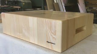 Ash Butcher Block  Woodworking [upl. by Siward50]