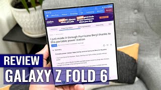 Samsung Galaxy Z Fold 6 Review The Foldable KING [upl. by Karlow]