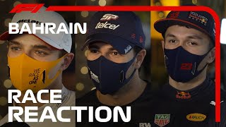 2020 Bahrain Grand Prix Drivers PostRace Reaction [upl. by Yaral]