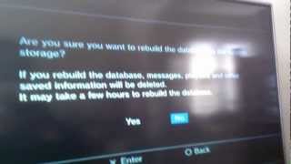 How to Rebuild The PS3 Database  Recovery Menu  Safe Menu [upl. by Aissyla217]