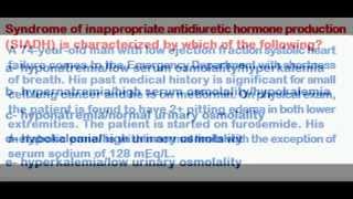 MCCEE qbank MCQs Hyponatremia diagnosis [upl. by Metsky164]