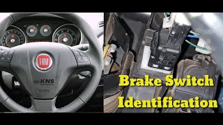 fiat punto brake switch identification knsscosche [upl. by Doralynn37]