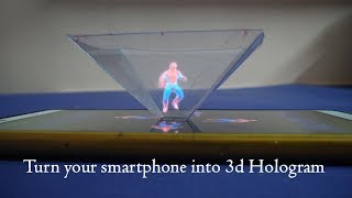 How to make 3D Hologram using Plastic bottleDIY 3d Hologram [upl. by Caswell641]